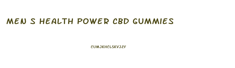 men s health power cbd gummies