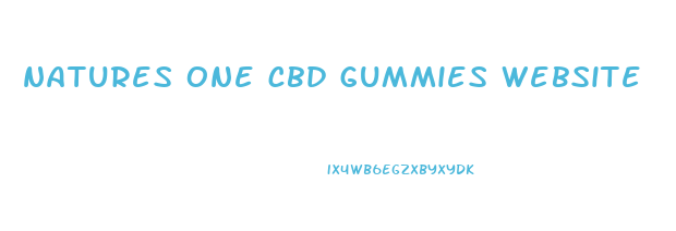 natures one cbd gummies website