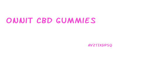 onnit cbd gummies