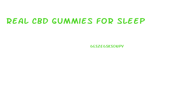 real cbd gummies for sleep