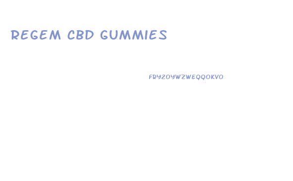 regem cbd gummies