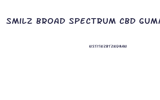 smilz broad spectrum cbd gummies 300mg 