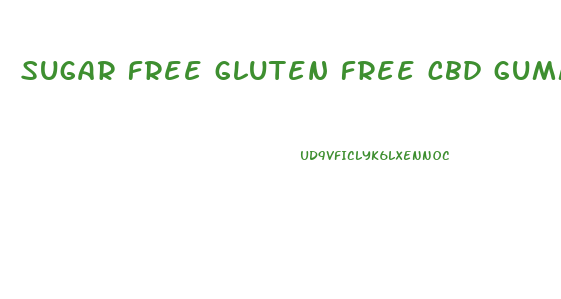 sugar free gluten free cbd gummies