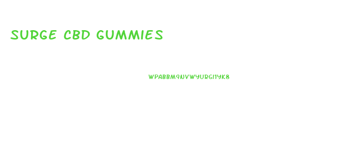 surge cbd gummies