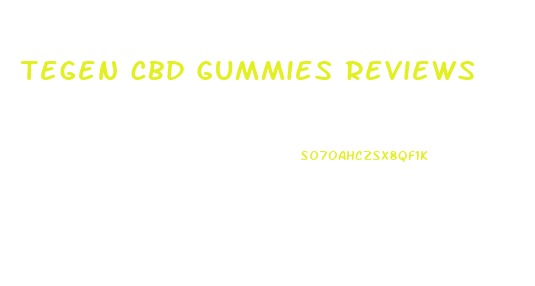 tegen cbd gummies reviews