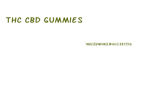 thc cbd gummies