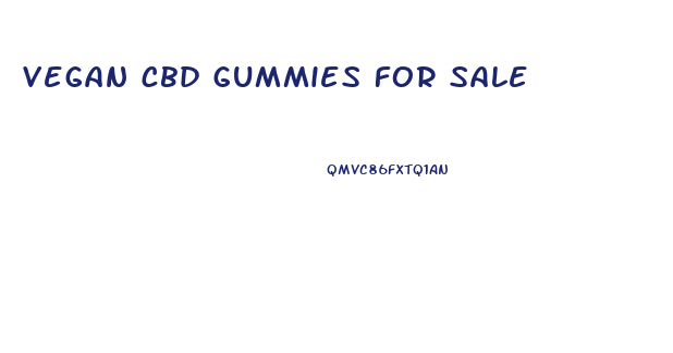 vegan cbd gummies for sale