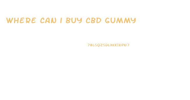 where can i buy cbd gummy