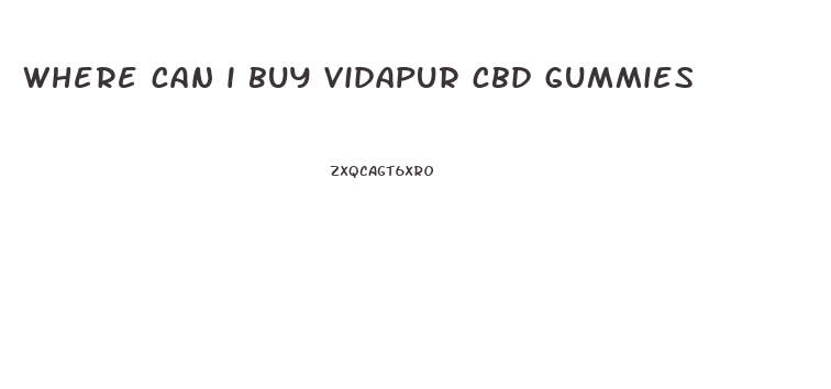 where can i buy vidapur cbd gummies