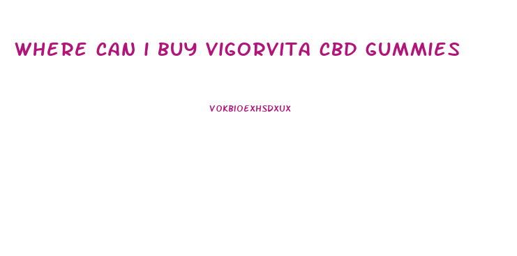 where can i buy vigorvita cbd gummies