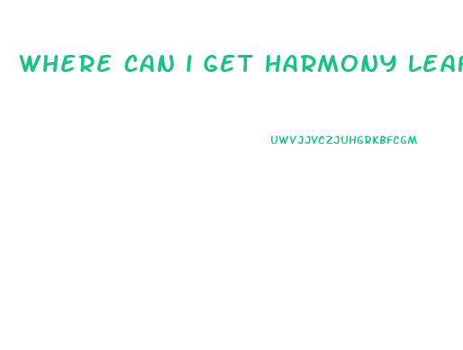 where can i get harmony leaf cbd gummies