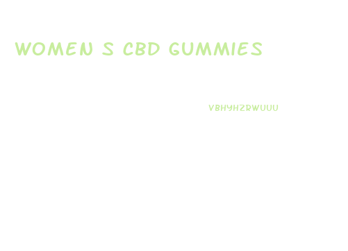 women s cbd gummies