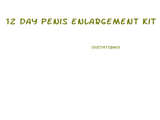 12 day penis enlargement kit