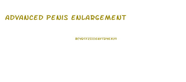 Advanced Penis Enlargement