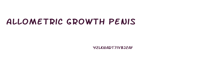 Allometric Growth Penis