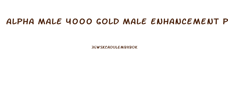 Alpha Male 4000 Gold Male Enhancement Pill