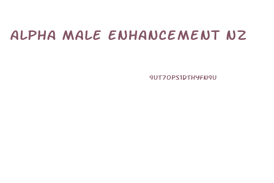 Alpha Male Enhancement Nz