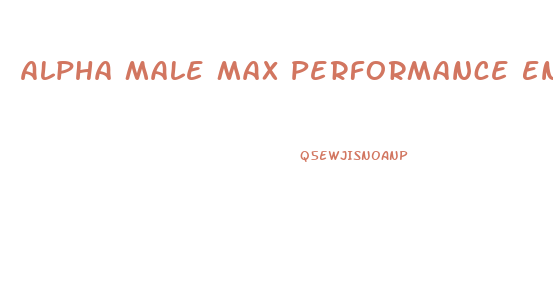 Alpha Male Max Performance Enhancer