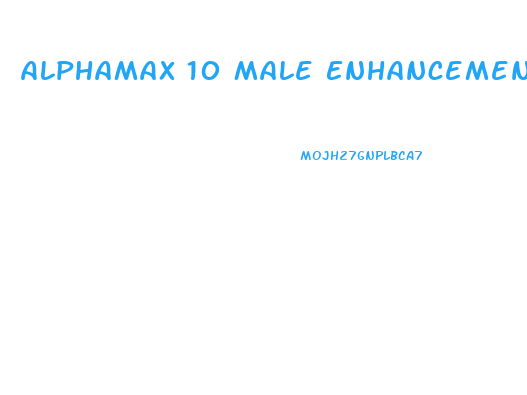 Alphamax 10 Male Enhancement