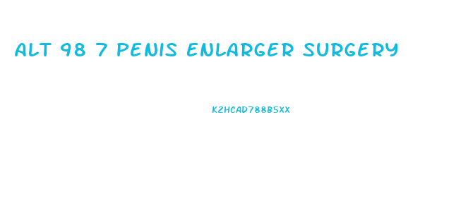 Alt 98 7 Penis Enlarger Surgery