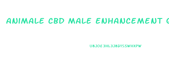 Animale Cbd Male Enhancement Gummies Reviews