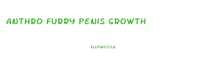 Anthro Furry Penis Growth