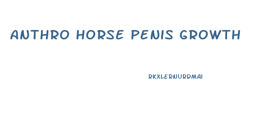 Anthro Horse Penis Growth