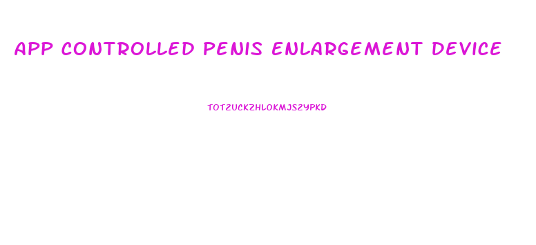 App Controlled Penis Enlargement Device