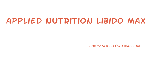 Applied Nutrition Libido Max Male Enhancement