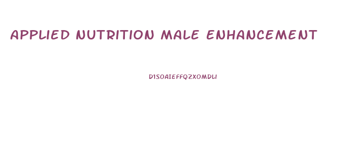 Applied Nutrition Male Enhancement