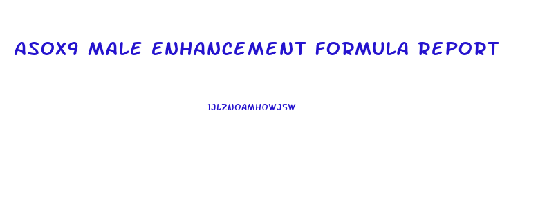 Asox9 Male Enhancement Formula Report
