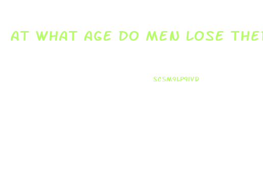 At What Age Do Men Lose There Sex Drive