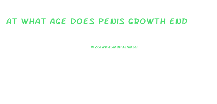 At What Age Does Penis Growth End