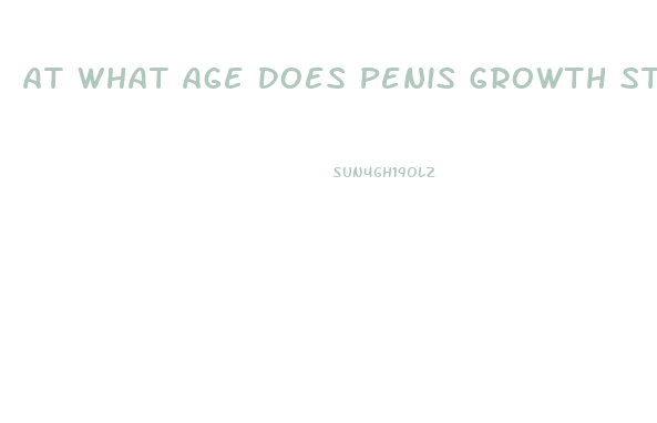 At What Age Does Penis Growth Stop