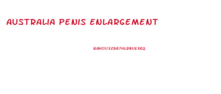 Australia Penis Enlargement