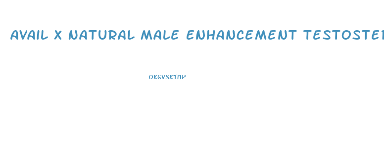 Avail X Natural Male Enhancement Testosterone Booster Walmart