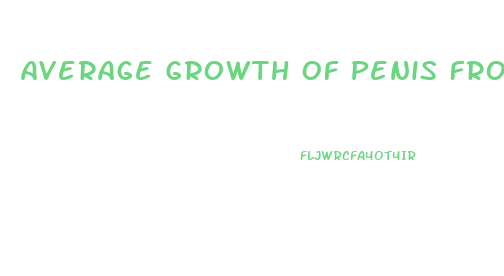 Average Growth Of Penis From Flaccid To Erect