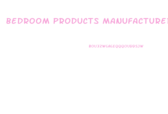 Bedroom Products Manufacturer Male Enhancement
