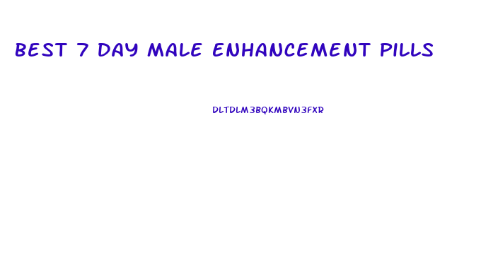 Best 7 Day Male Enhancement Pills