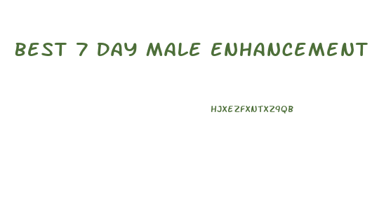 Best 7 Day Male Enhancement Pills Rhino