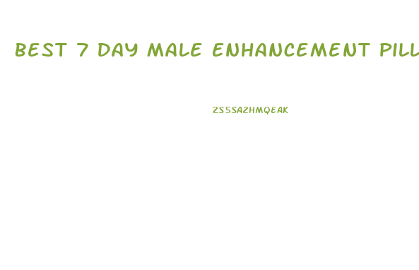 Best 7 Day Male Enhancement Pills