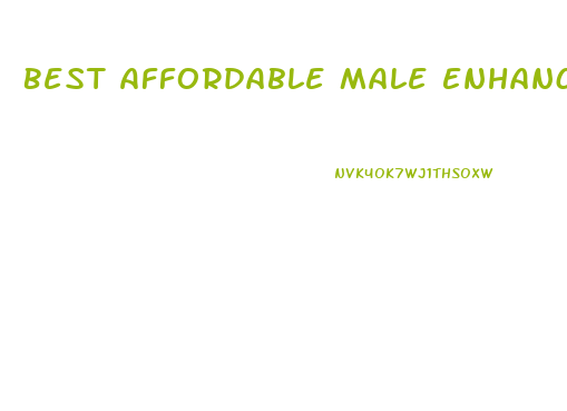 Best Affordable Male Enhancement Pill 2019