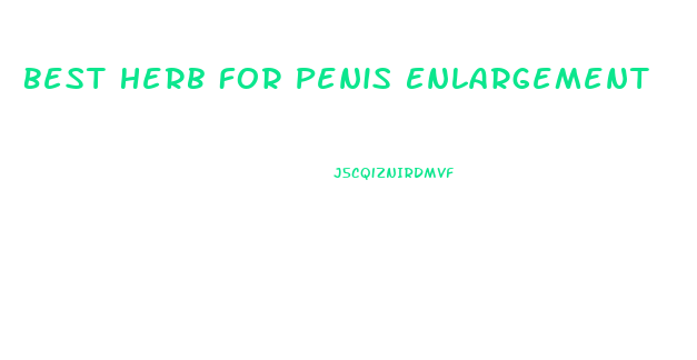 Best Herb For Penis Enlargement