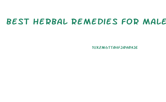 Best Herbal Remedies For Male Enhancement