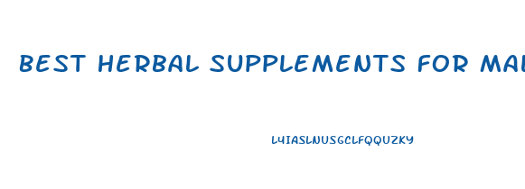 Best Herbal Supplements For Male Enhancement