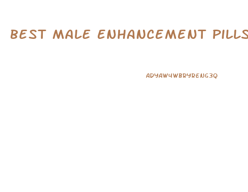 Best Male Enhancement Pills 2014
