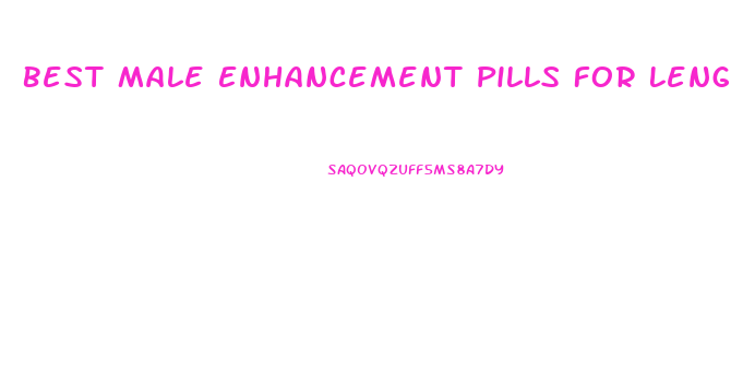 Best Male Enhancement Pills For Length And Girth 2018
