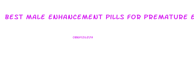 Best Male Enhancement Pills For Premature Ejaculation