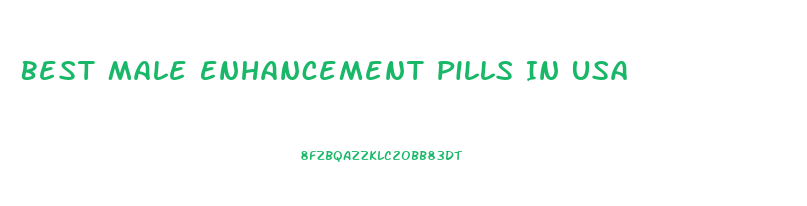 Best Male Enhancement Pills In Usa