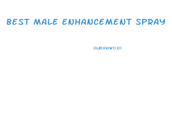 Best Male Enhancement Spray